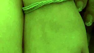 surprising his gf masturbating in the shower with dildo