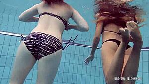 katrin privsem and lucy gurchenko are underwater babes, so hot