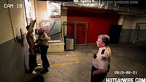 Two Inmates Caught Screwing Around in Office - Suggestive Hint