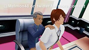 uh, deans pet femboy got slammed by school dean, so wild!