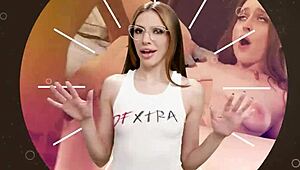 Sad Blondie Railed Hard by Bestie and 8 Huge Cocks