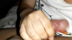 asian babe gives sloppy deepthroat blowjob with moaning