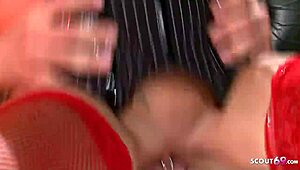 Rough fuck that pierced clit cougar!