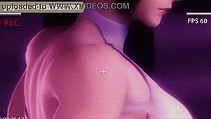 Horny fighters strip down naked and start wild fucking in 3D