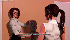 Busty slut Lara Croft deepthroats huge BBC at glory hole in 3D hentai action, damn!