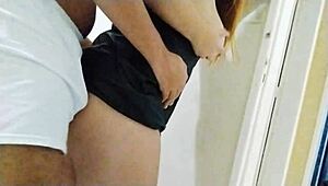Nerds get off while dryhumping and grinding with amateurs