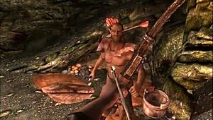 The Erotic Scriptures unfold with lesbian slave licking in wild fantasy