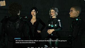 Big-boobed MILF in 3D animated porn game Tales from the unending void