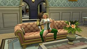 judith ward enjoys sexy woman in 3d hentai game