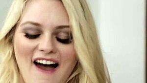 Busty milf seduces teen in emotional lesbian foursome with fingering and masturbation.