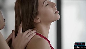 Wow, Arab Katrine Pirs and Ukraine Avery in Softcore Lesbian Action!