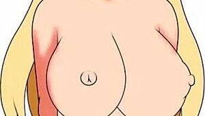 Милая японка с большими сиськами делает 69 в фэнтези порно