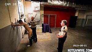 Two Inmates Caught Screwing Around in Office - Suggestive Hint