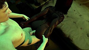 Fucked a wild succubus in 3D hentai night