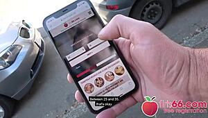 Stairwell Quickie with Cute German Teen Jessii Van Riva