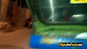 Asian teen rides a massive cock with wild energy