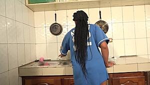 Oh wow, surprise in the kitchen! we exclaim as we fuck our pretty gay neighbors like a date with lulu vroumette and chris ramirez