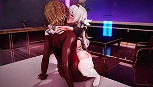 Hotaru Performs Extensive Cowgirl Riding And Masturbation In Hentai Anime