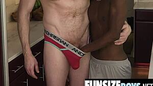 Huge Monstercock Fucks Black Teen Anus!