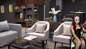 steps of debauchery 37 with footjob under the desk