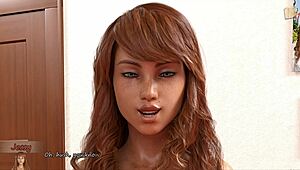 Big City Pleasures 52 - Jessy Gives Footjob to Monster Cock