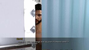 naughty married bride gives her pussy to neighbor in shower bath