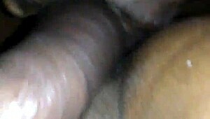 Close up and personal with a big black cock