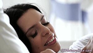 Busty European Model Gets Fucked Doggystyle And Jizzed In Mouth