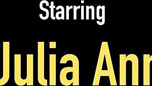 Oh wow, lusty teacher Julia Ann drills her big pussy lips solo like a pro!