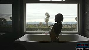 I Adore Watching Ana Foxxx Strip for Her Hot Bath