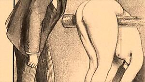 Vintage erotic illustration brings back steamy memories. Love this retro vibe! 😍