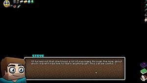 Hornycraft Hentai Parody: Intense Public Creampie in Crowd