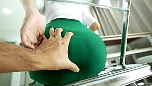 Teacher bends over big ass girl in classroom