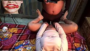 Indian bhabhi fucks hard with loud moans at work