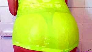 wet latina tits in see-through shirt, stunning petite ass in bath. perfect small boobs exposed.