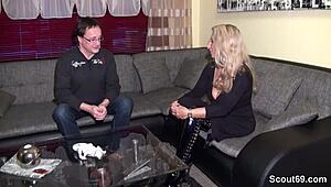 German Milf Hooks Up with Stranger from Scout69 for Hot Action