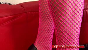 Cute European Brunette's Natural Tits Tease Huge Cock Into Pussy