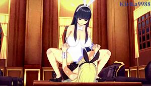i watch ikaruga and katsuragi in bunny girl futanari sex.