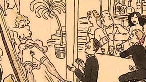 Винтажная эротическая иллюстрация воскрешает горячие воспоминания. Люблю этот ретро-вайб! 😍