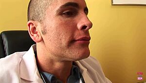 Hey, why’s this blonde babe whining about her boss to the doc?