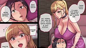 I meet my friend's gyaru mom in soapland