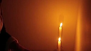 Witch Sucks Twin’s Cock for Halloween Night Facial Fun