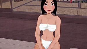 Fa Mulan Explores Free Pov Fantasy World In 3D Cartoon