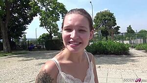 German Scout - 19-Year-Old Student Mia Gets Anal Pounded