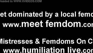 Only we can unlock your chastity device after intense teasing and humiliation.