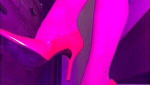 Does paulette lerouge look sexy in stilettos and stockings?