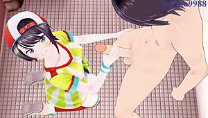 uh, me n’ my fave vtubers oozora subaru, nakiri ayame got freaky in hentai!
