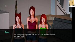 I explore my new family dynamics in this erotic 3D cartoon adventure.