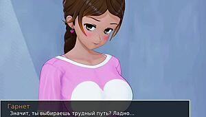 Complete gameplay of HS Tutor Part 11 with steamy anime action.