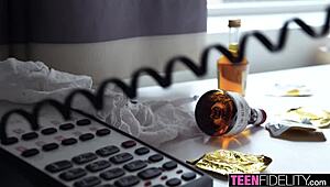 TeenFidelity Shows Tiny Chloe Cherry with BBC Action